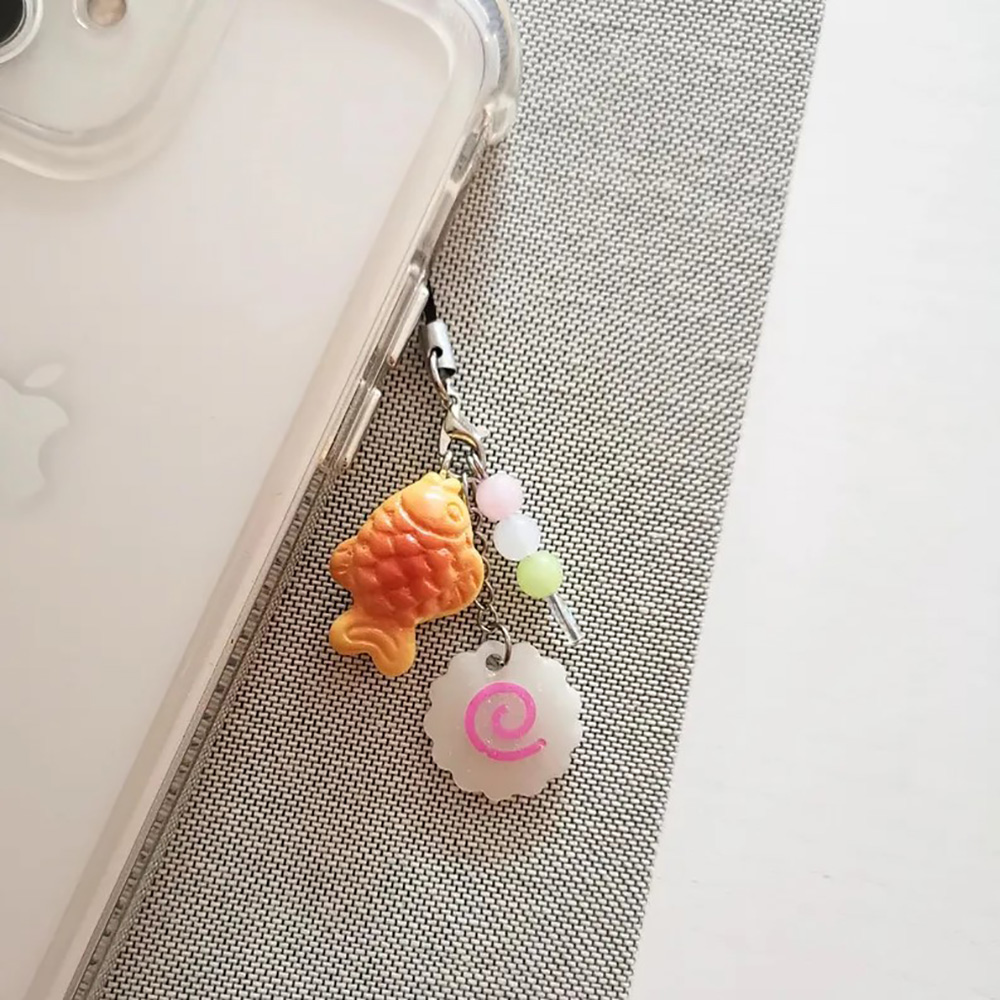 Tteokbokki Rice Cake - Süße japanische Street Food Telefon Lanyard