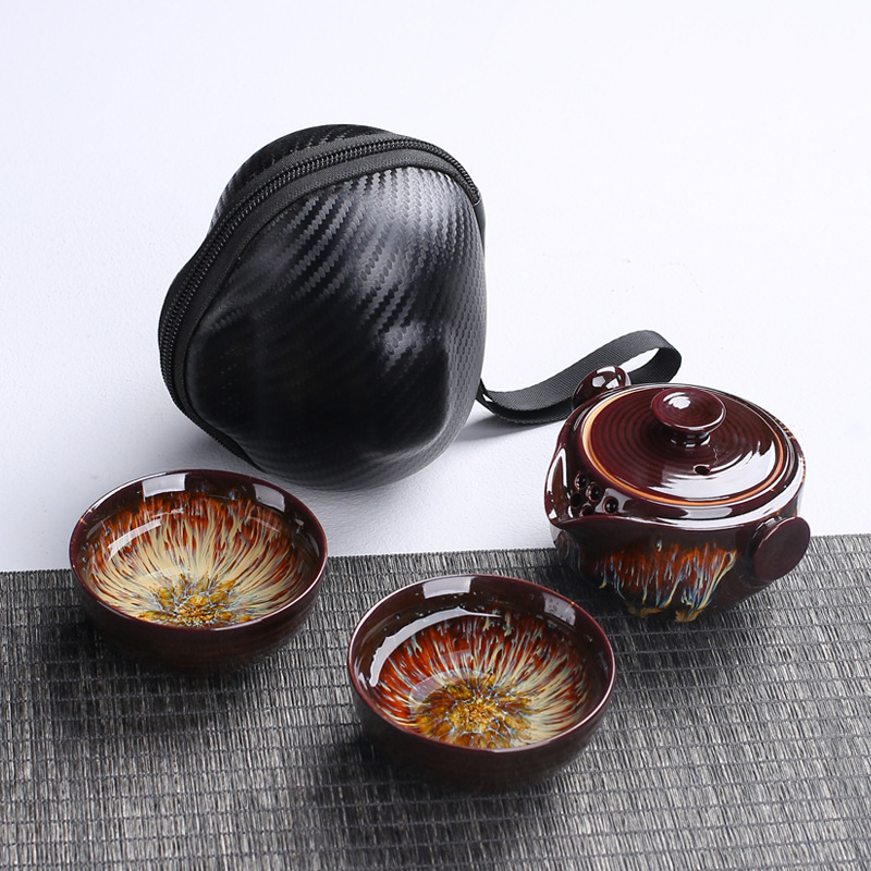Korean Tea Set - Tragbare keramik teekanne gaiwan mit 2
