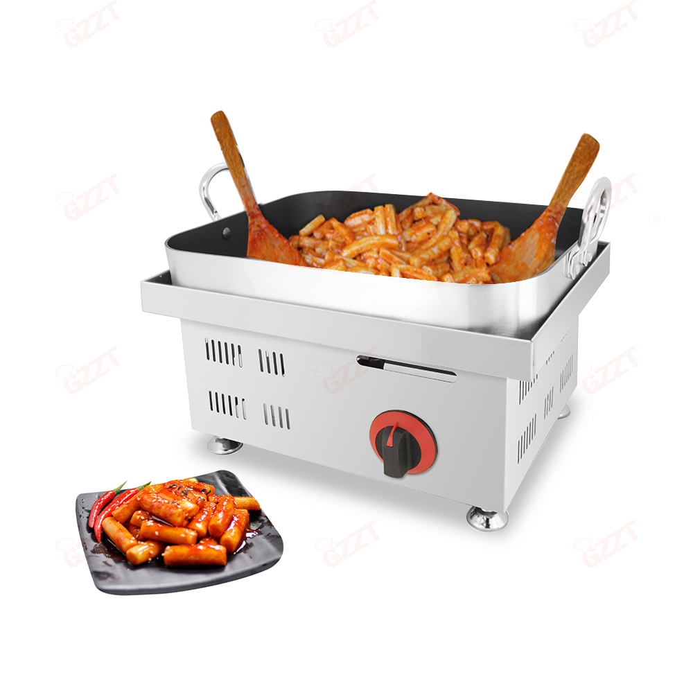 Tteokbokki Rice Cake - Kommerzielle koreanische Toppoki Maker Snackmaschine Koreanische