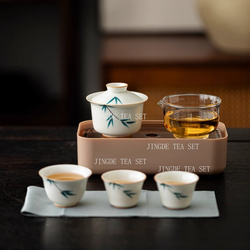 Tragbares Keramik-Teekanne und – Korean Tea Set Bewertung und Preis