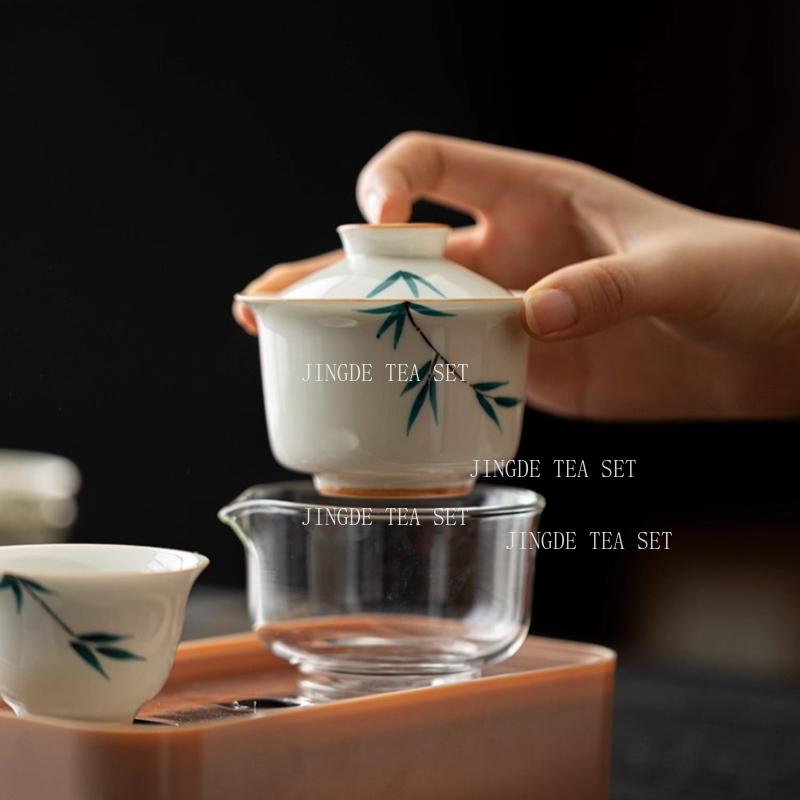 Tragbares Keramik-Teekanne und – Korean Tea Set Bewertung und Preis