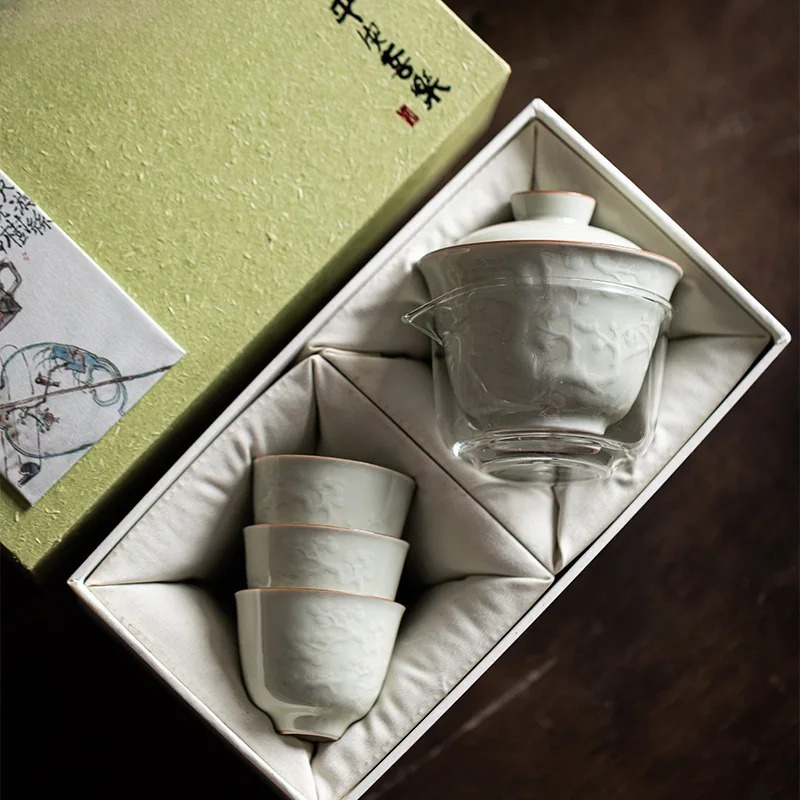 Boutique Handgefertigtes Relie – Korean Tea Set Bewertung und Preis