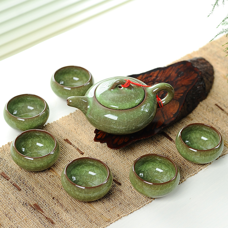 7-teiliges Keramik-Teeset mit  – Korean Tea Set Bewertung und Preis